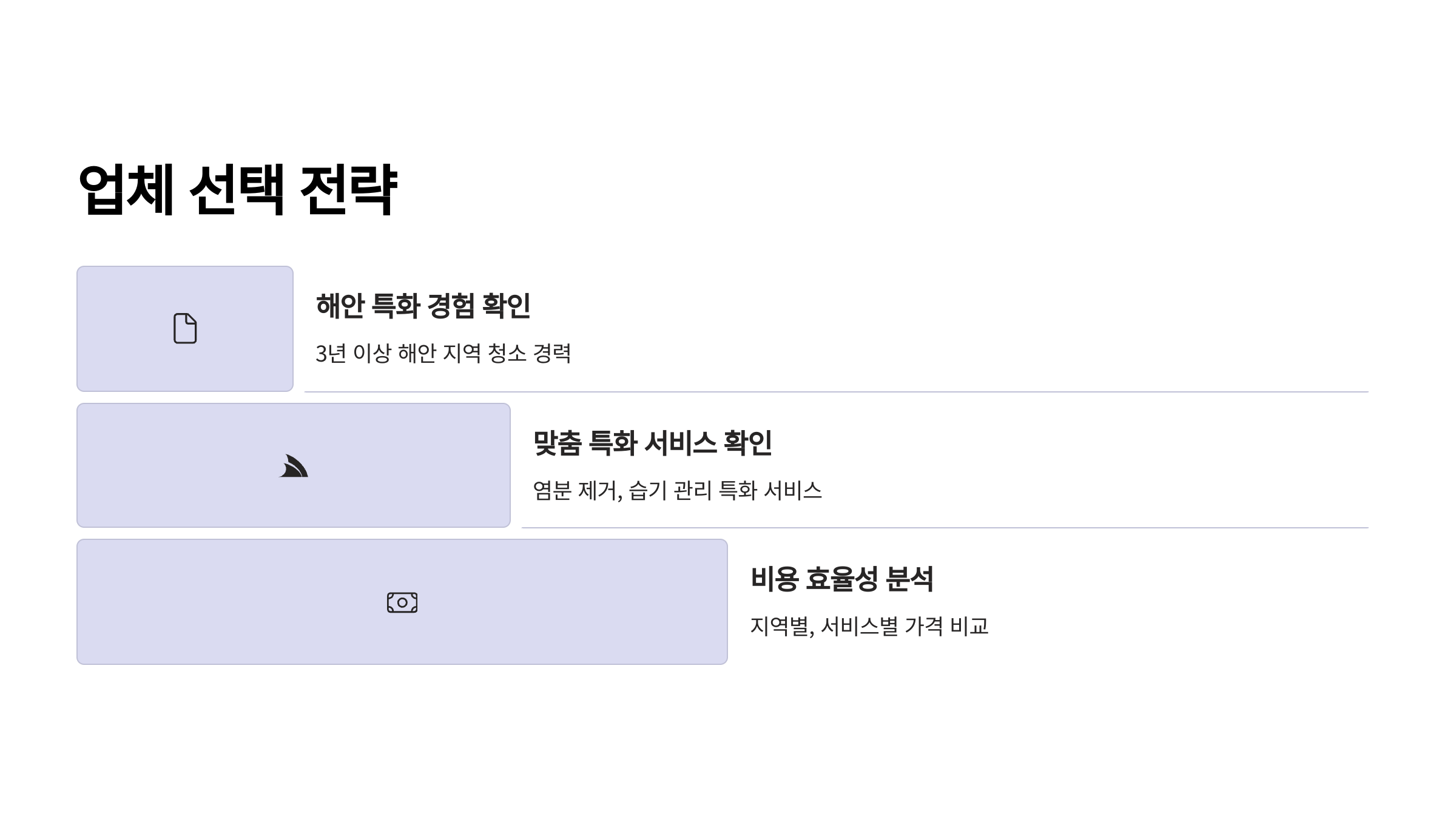 보령 입주청소 업체 선택 기준