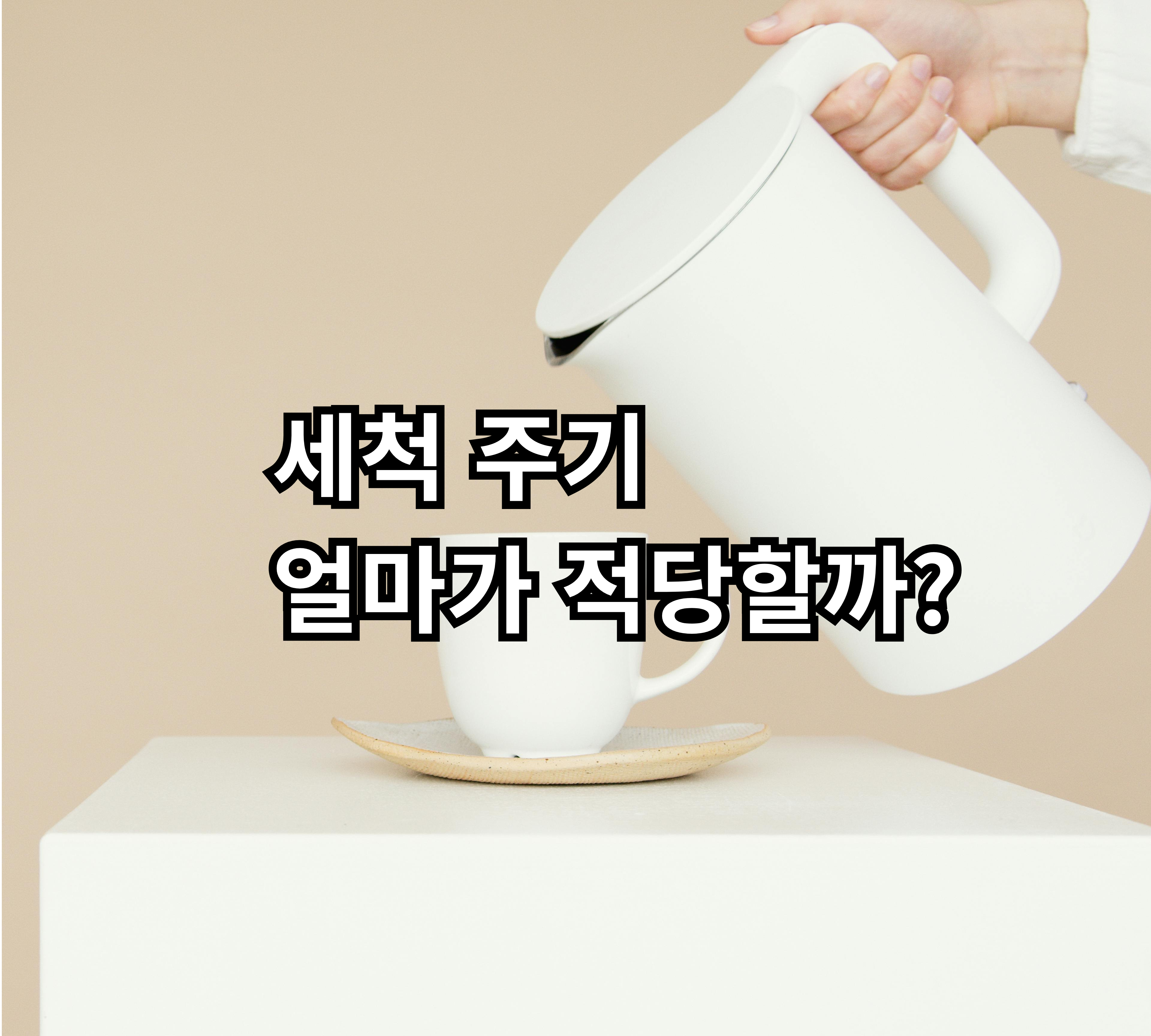 전기포트 내부에 생길 물때