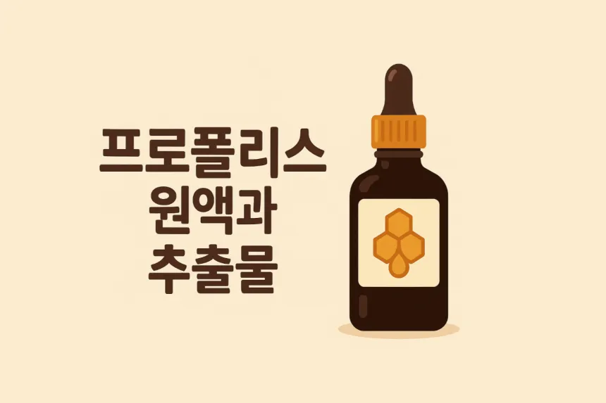 프로폴리스 복용법