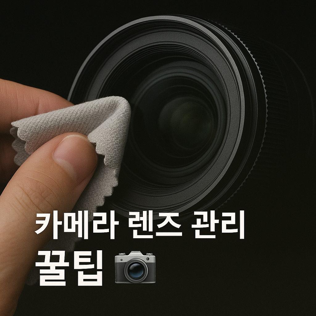 렌즈 클리너보다 중요한 건 ‘이것’! 카메라 관리 꿀팁 공개 💡