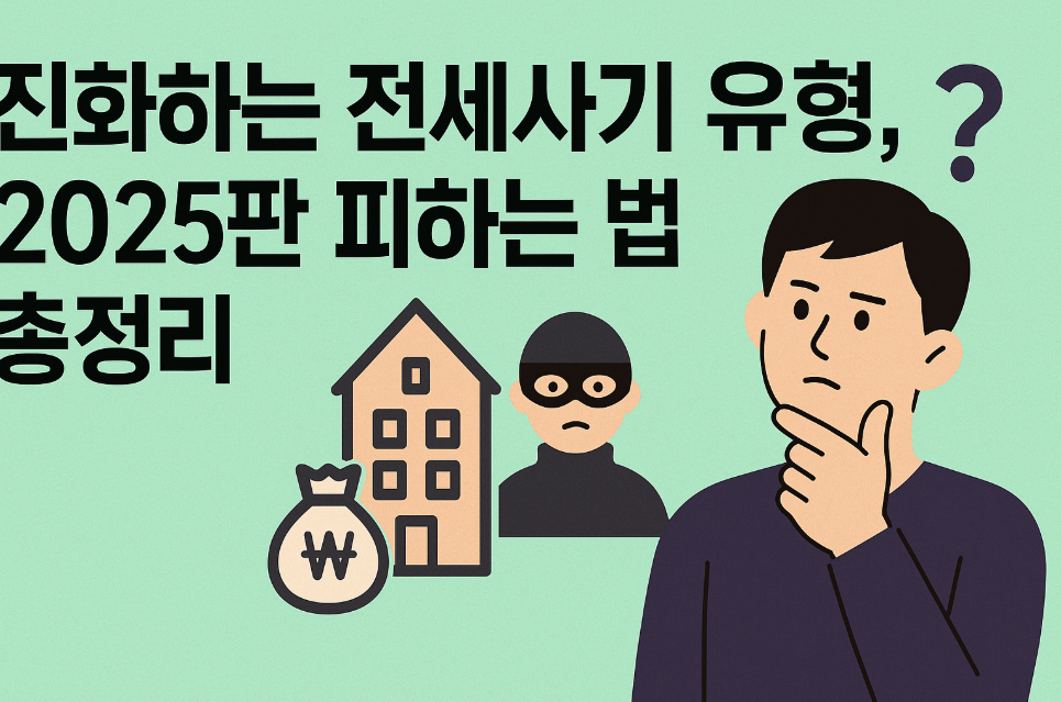 진화하는 전세사기 유형