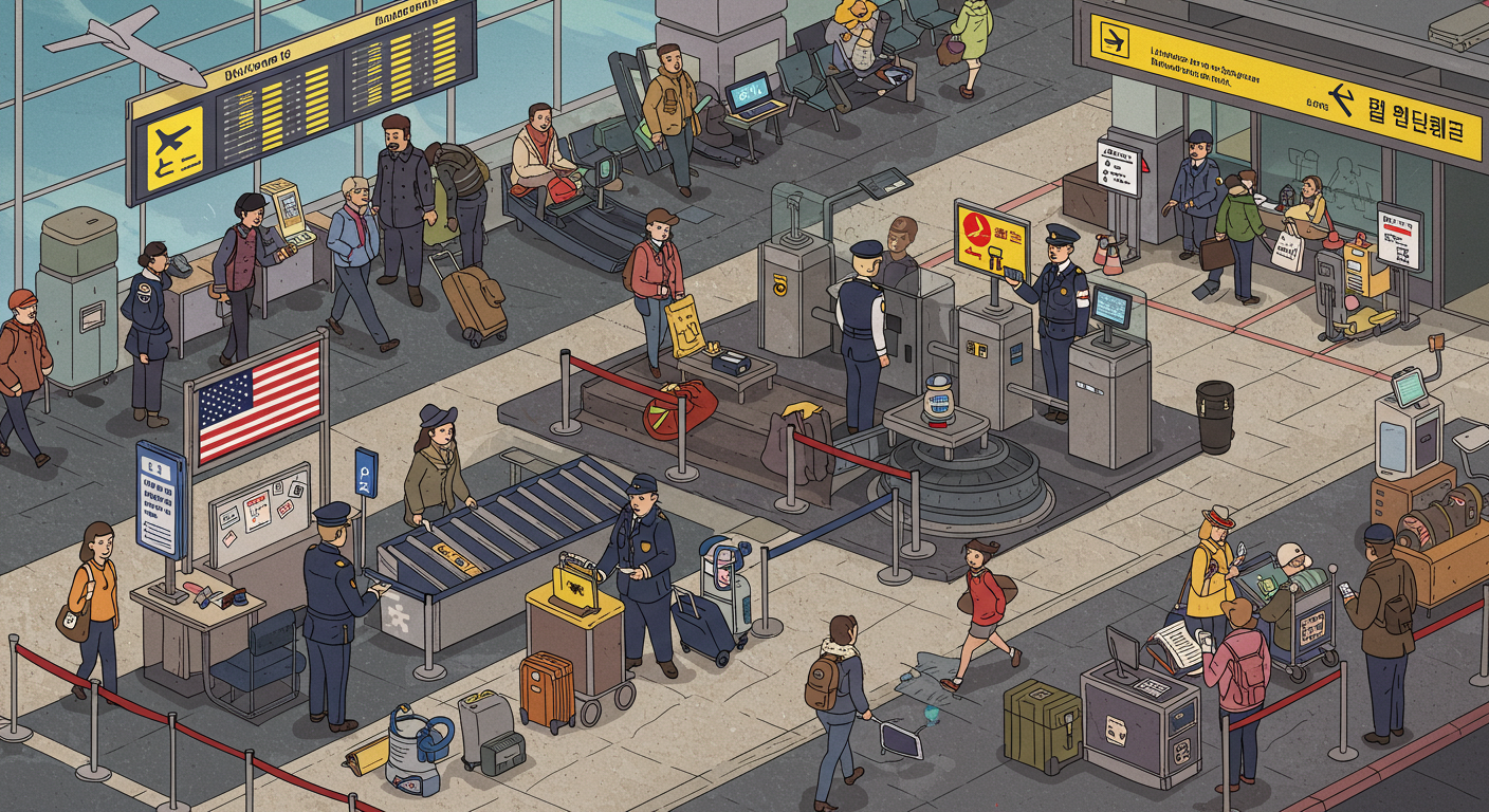 나라별 공항 이용법과 입국 심사 상세 정보