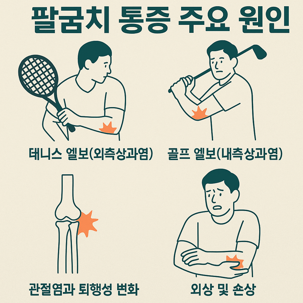 팔꿈치 통증 주요 원인