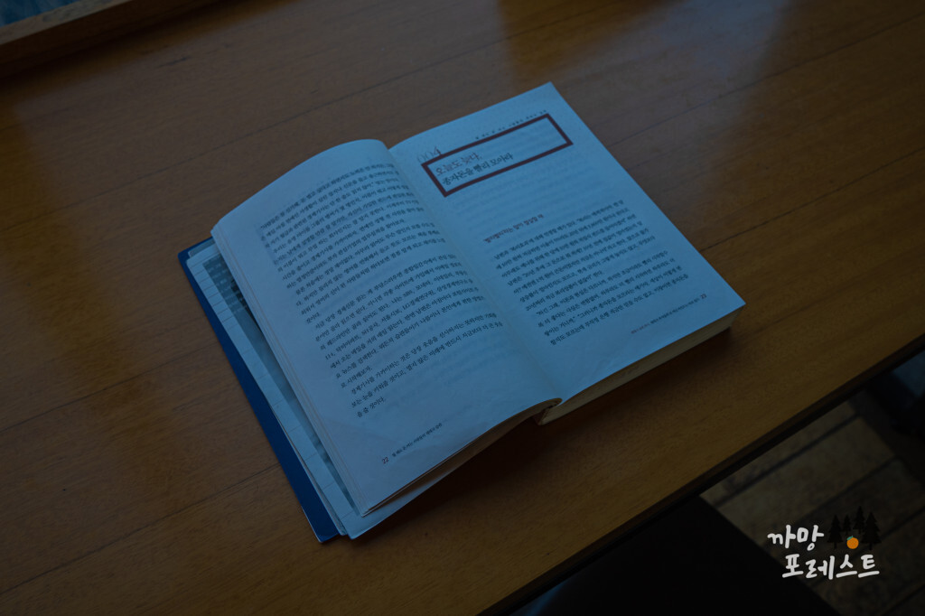 파주 지혜의 숲 독서