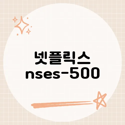 넷플릭스 nses-500, 브라우저만 바꿔도 해결될까?