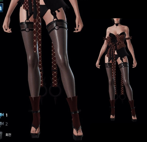 로아-5주년아바타-하의-데런-코디