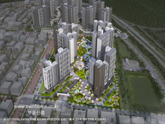 더샵 신문 그리니티 2차 조감도