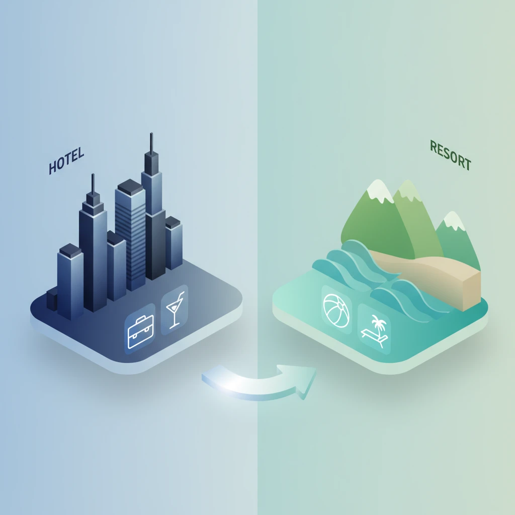 성공적인 휴가를 위한 리조트 호텔 유..