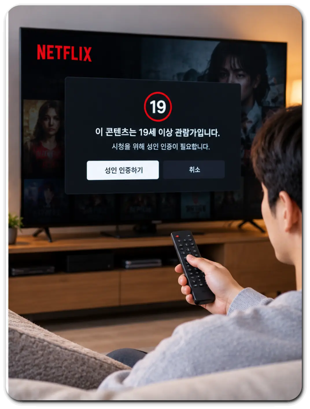 넷플릭스_TV_성인인증_그림