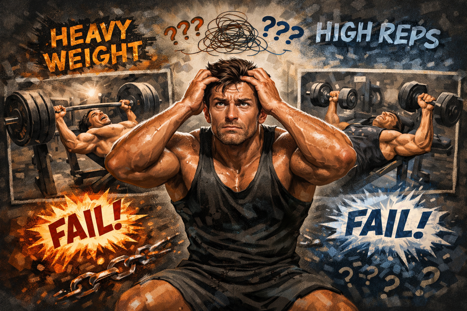 문제 제기: 왜 고중량도 고반복도 둘 다 실패하는가