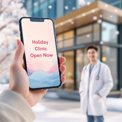 설 명절 연휴 문여는 병원 이미지