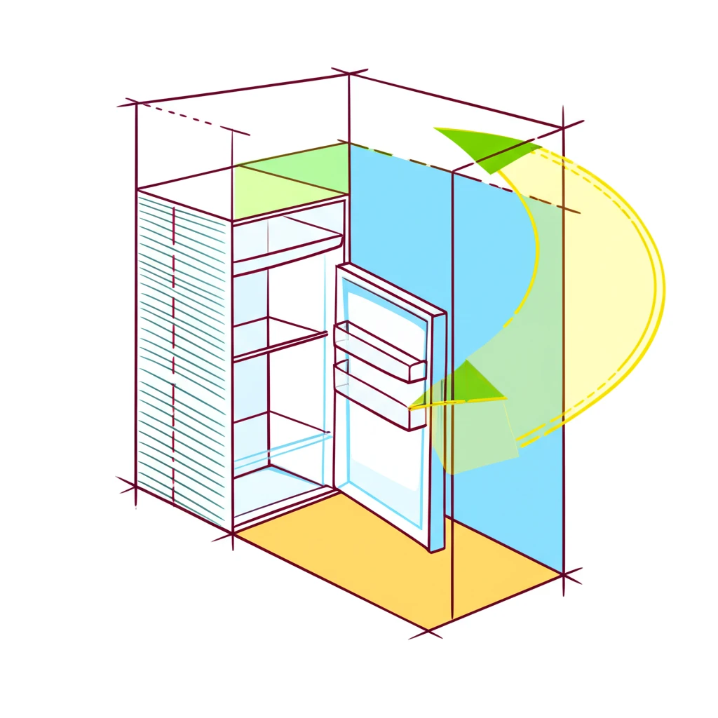 냉장고장 제작 전 확인! 후면 상단 ..