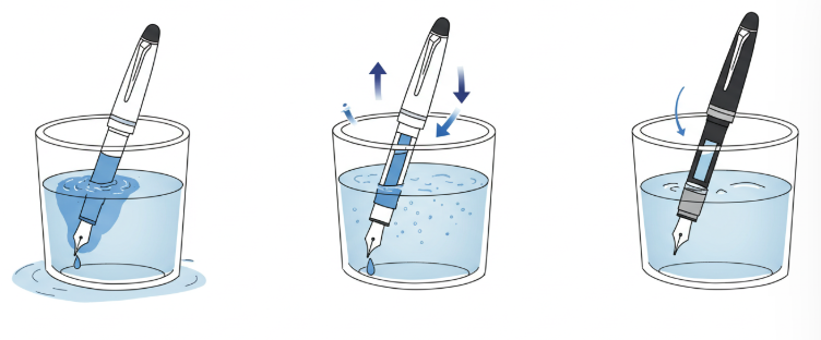 만년필 세척 방법 가이드
