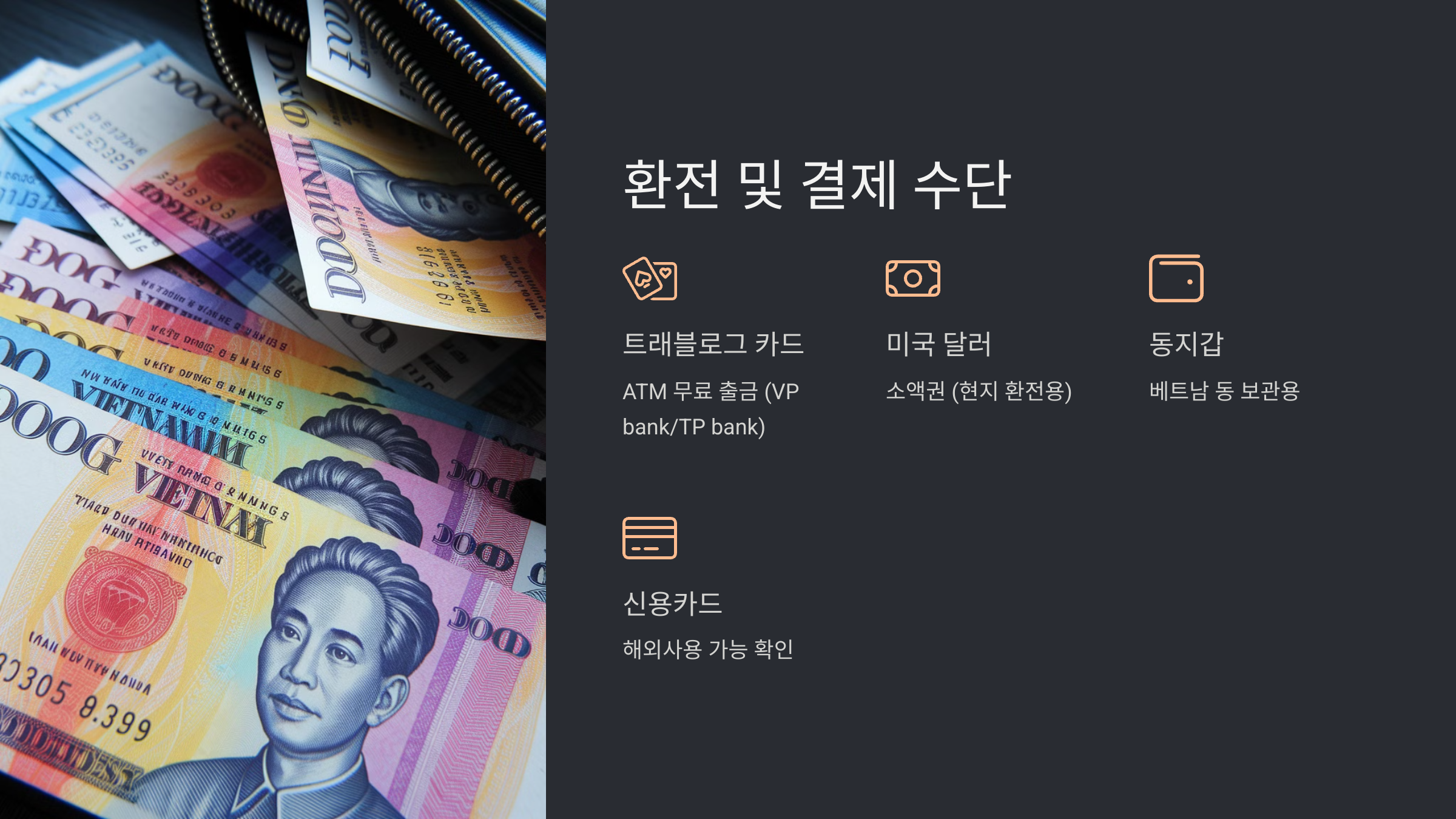 베트남 여행 준비물 체크리스트