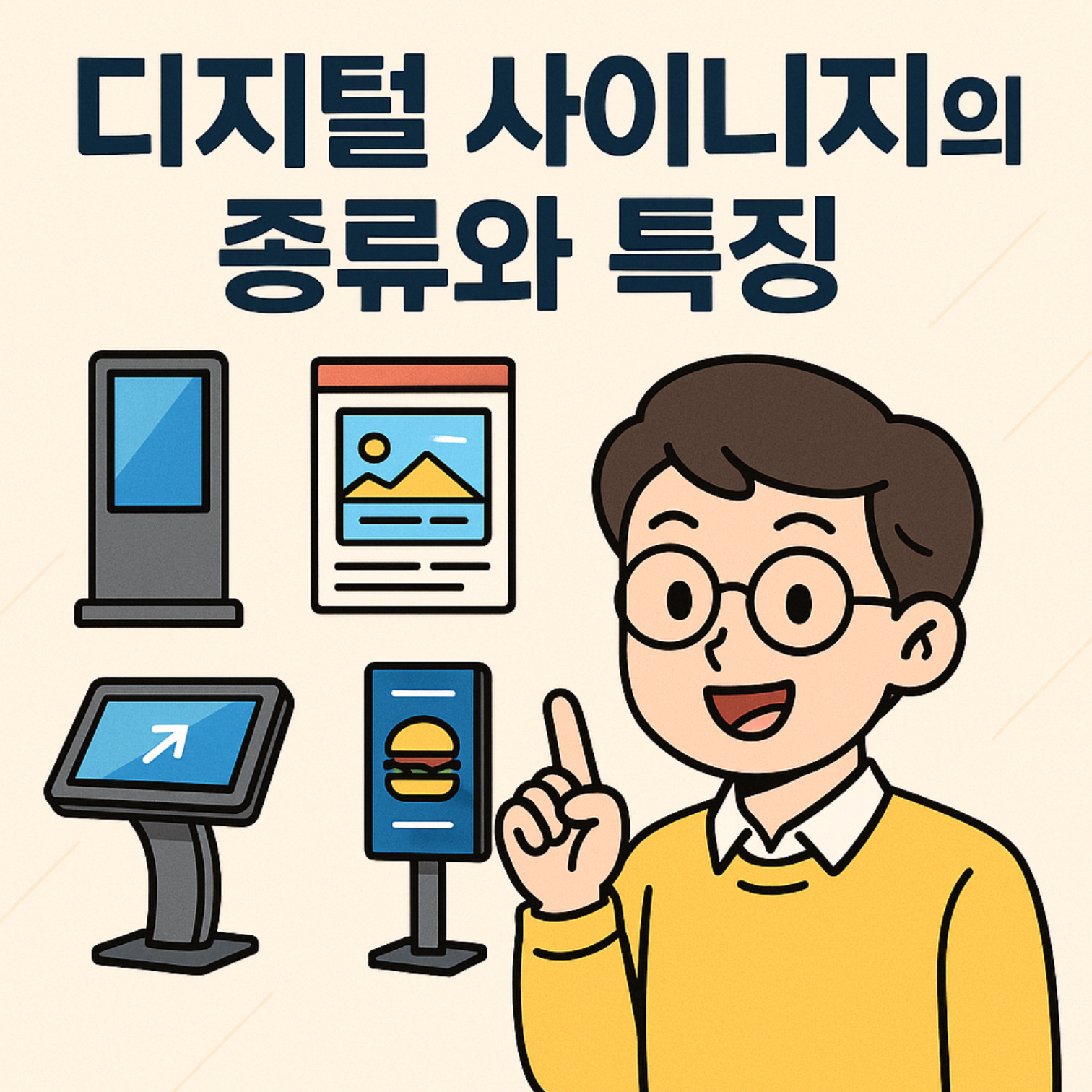 디지털 사이니지(Digital Signage)의 종류와 특징