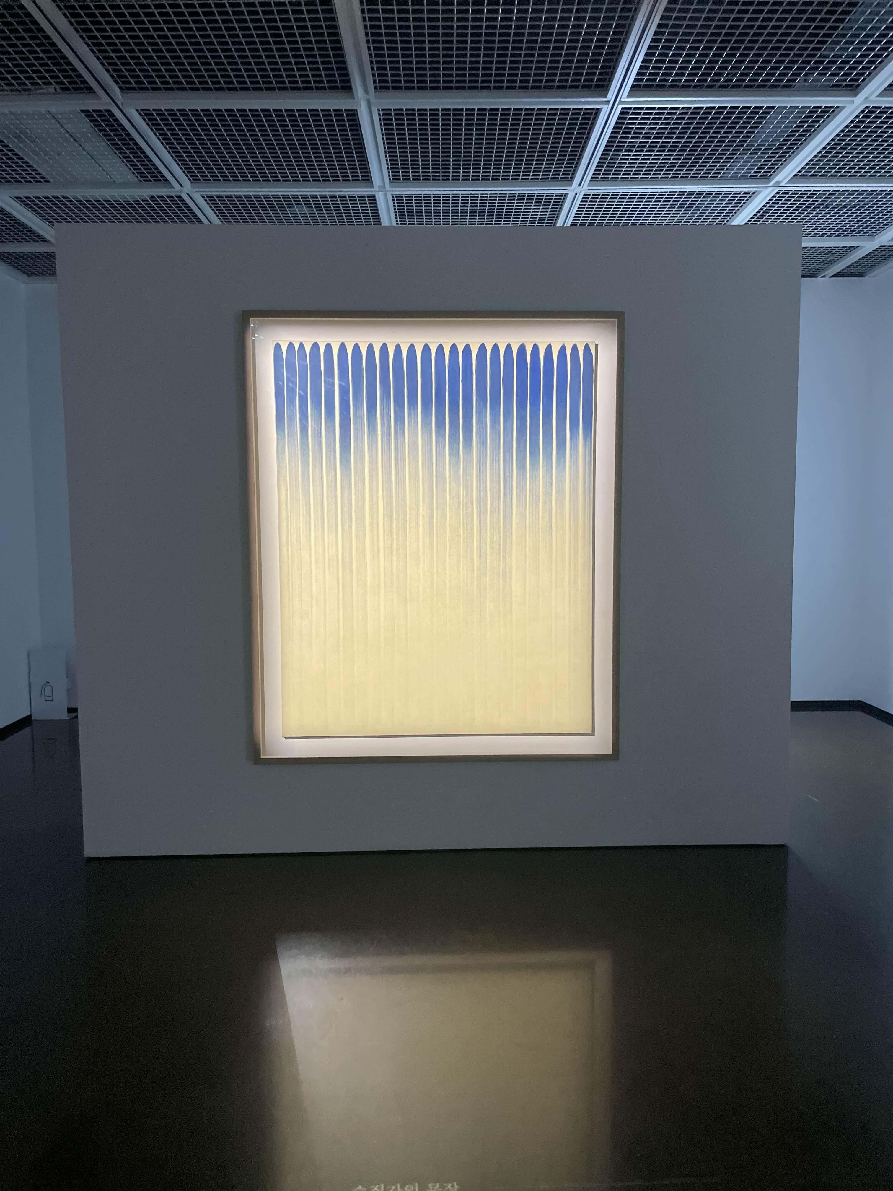 이우환 - from line1 (1974, 캔버스에 유채)