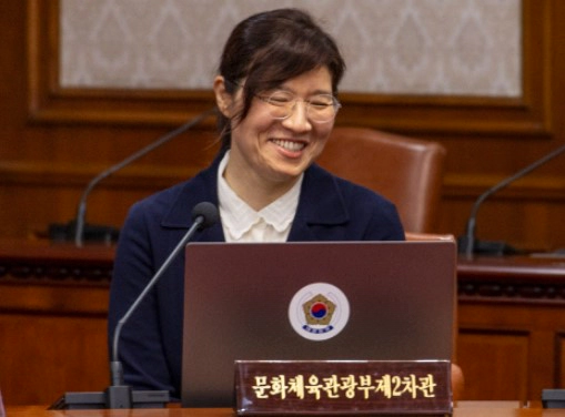 장미란 문체부 2차관과 안민석 의원