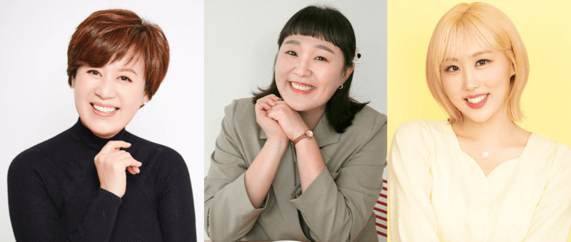 ENFJ 방송인 박미선, 이수지, 임라라