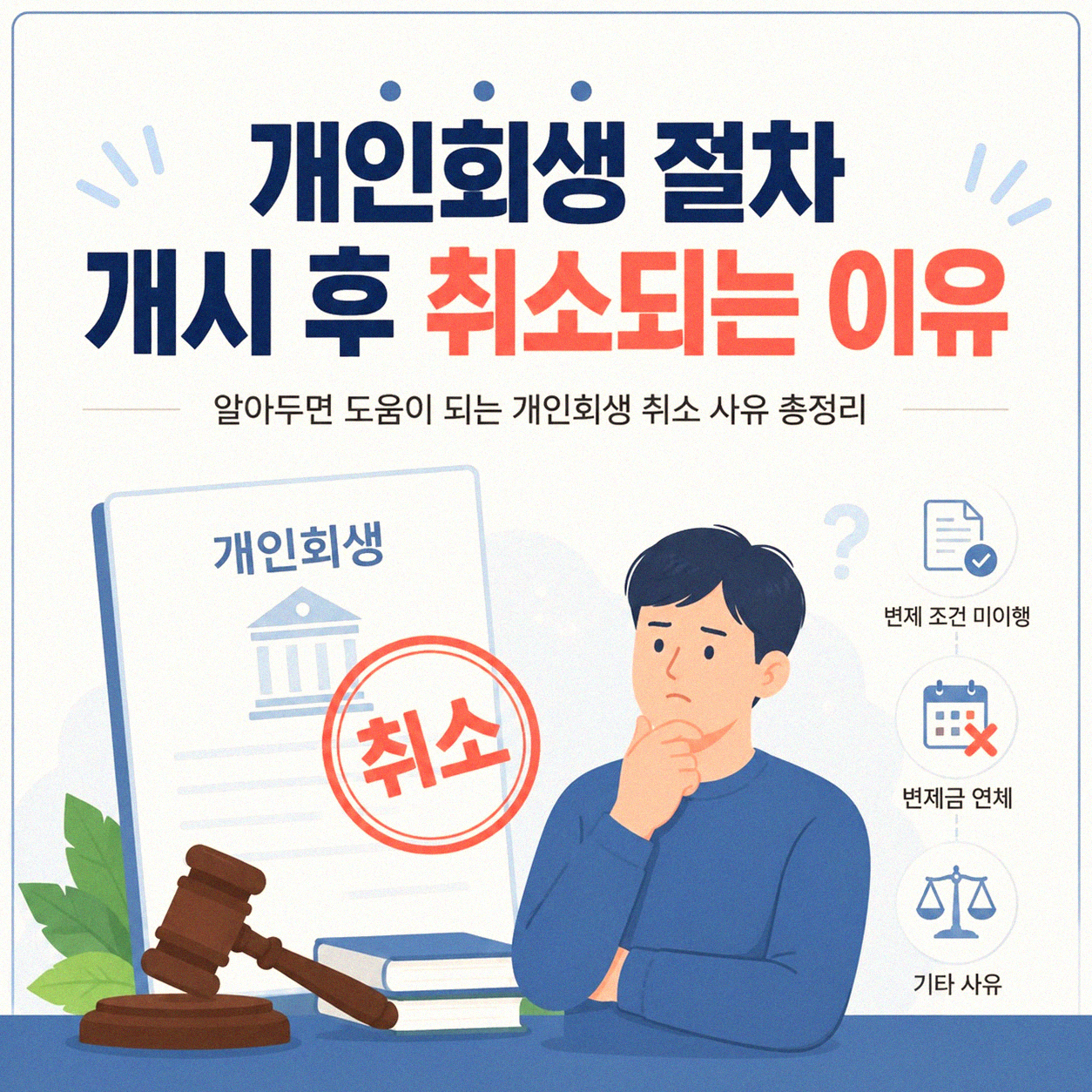 개인회생 개시 후 취소, 꼭 알아야 할 점들