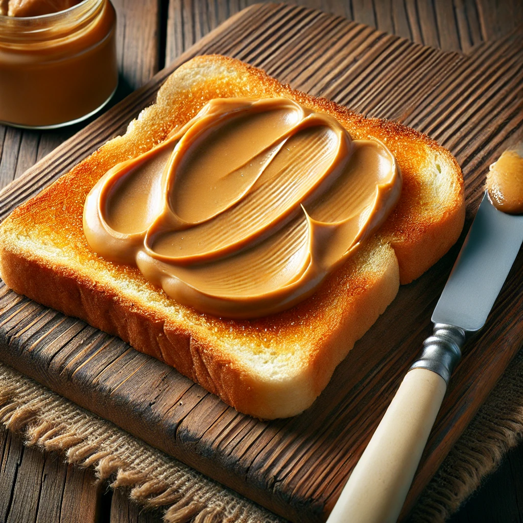 땅콩버터+토스트