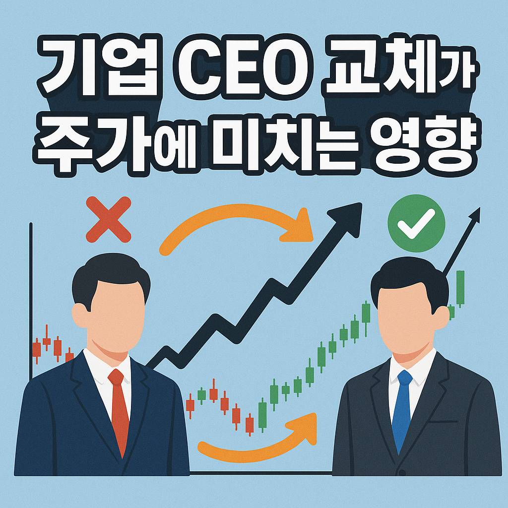 기업 CEO 교체가 주가에 미치는 영향