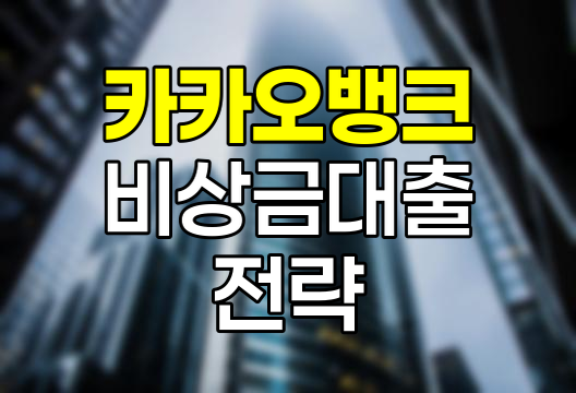 카카오뱅크 비상금대출 활용 전략