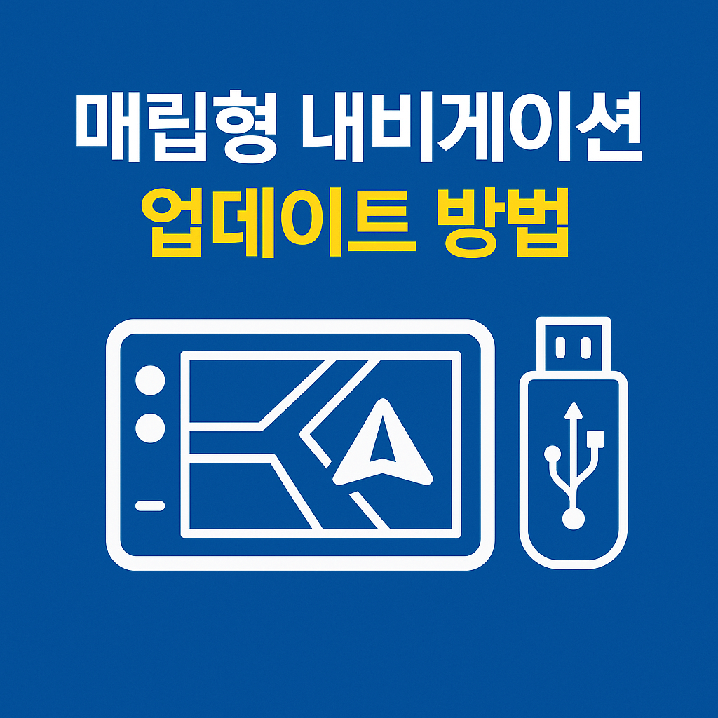 현대자동차 순정 및 사제 매립형 내비게이션 업데이트 방법 안내