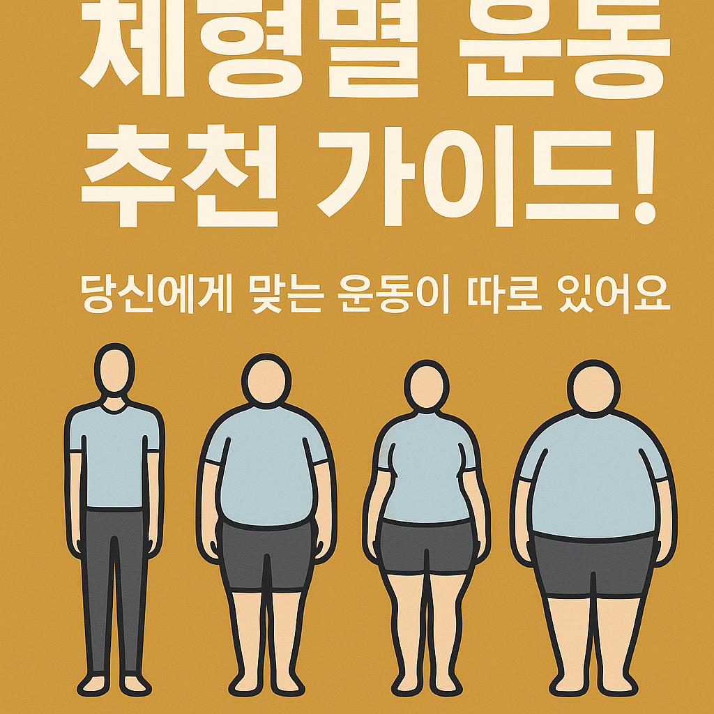 체형별 운동 추천 가이드