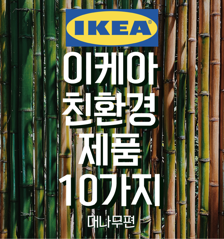 이케아 살만한 친환경 제품 10가지 알아보자!