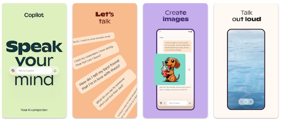 Microsoft Copilot앱 기능