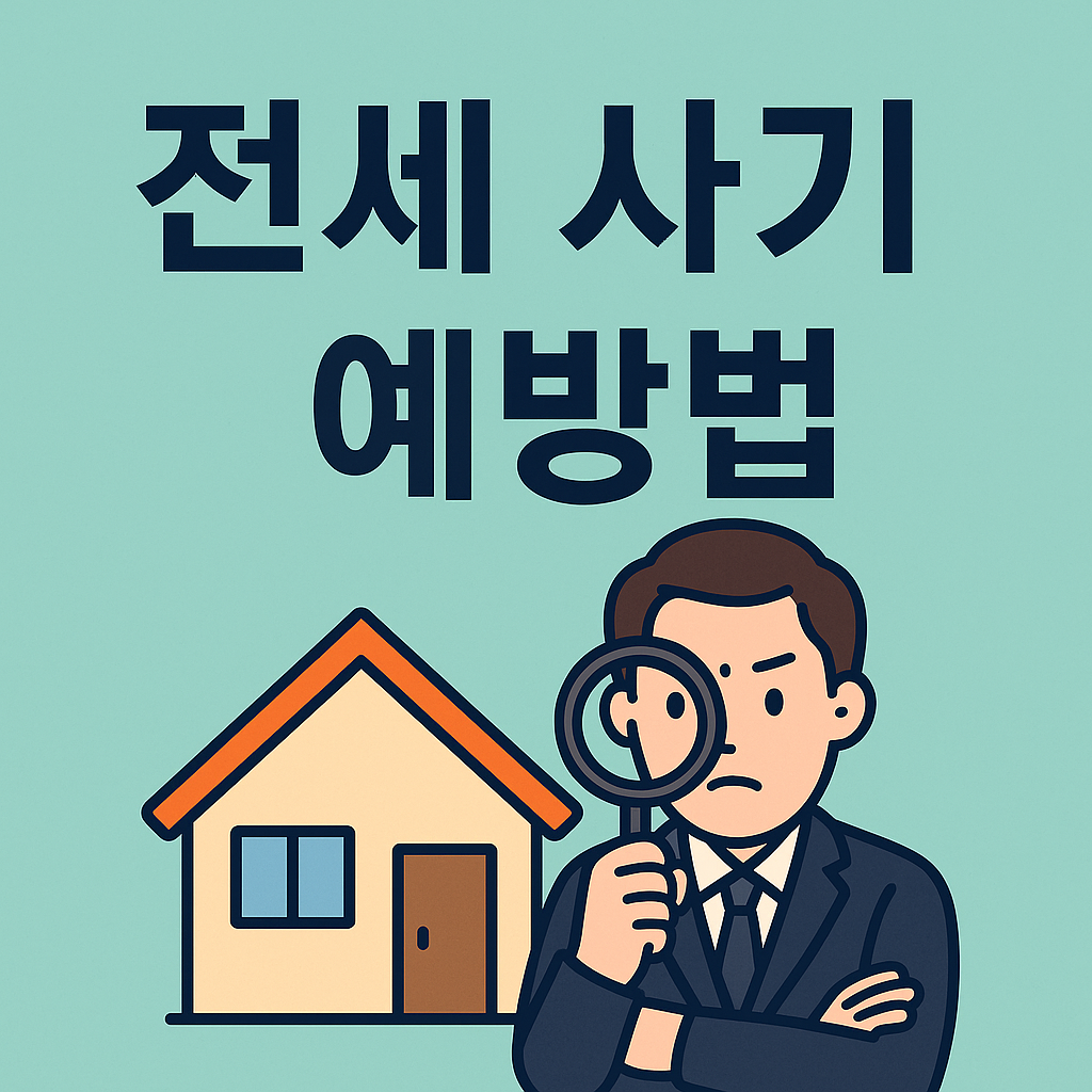 전세 사기 예방법에 대한 설명