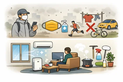 미세먼지 심한 날 실내외 대처 방법3