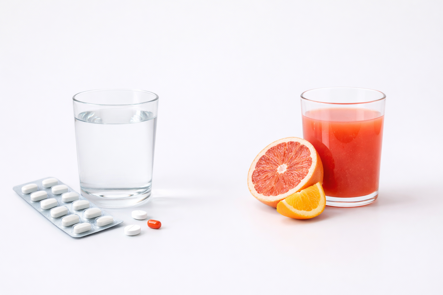 혈압약 자몽주스와 오렌지주스, 약과 함께 먹어도 괜찮을까?