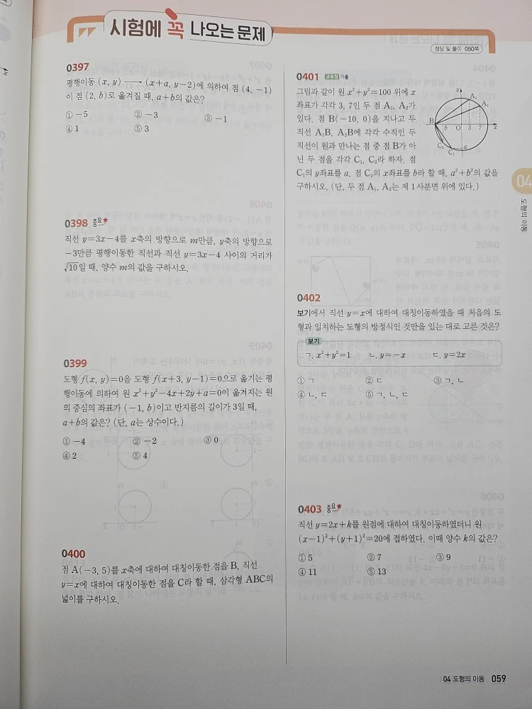 공통수학2 RPM 시험에 꼭 나오는 문제