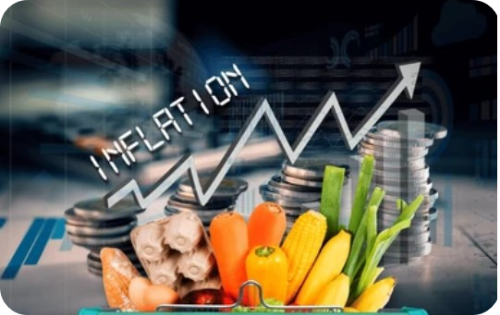 물가가 오르는 사진