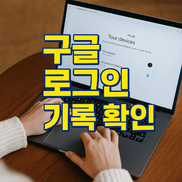 구글 로그인 기록 확인 썸네일