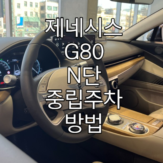 제네시스G80중립주차방법