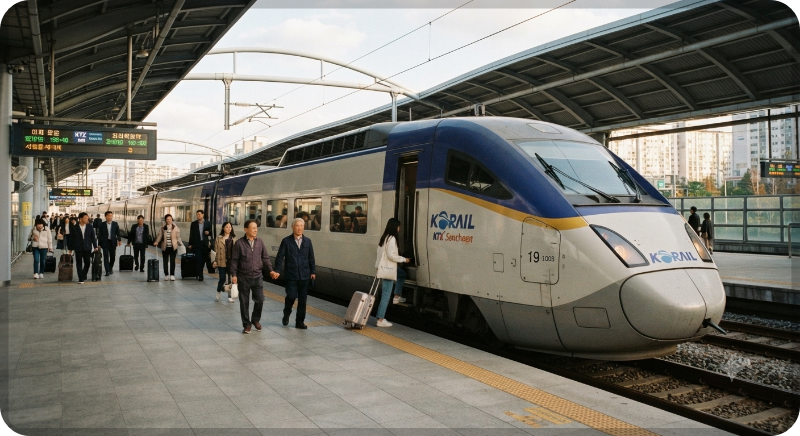 KTX 추석 열차표 예매 이미지