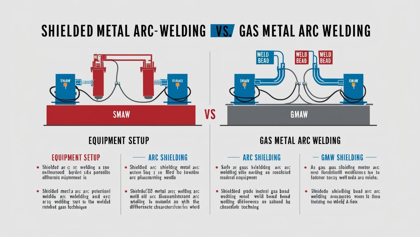피복아크용접 vs 이산가스아크용접 차이점은?