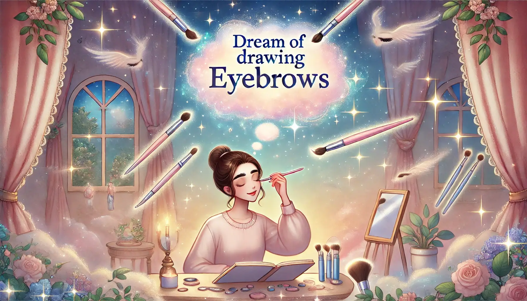 눈썹 그리는 꿈 해몽