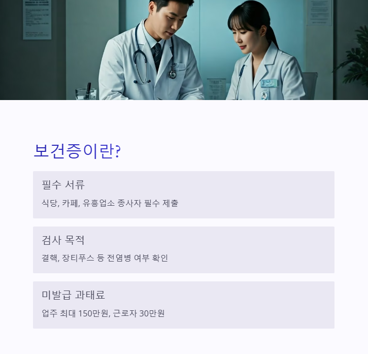 보건증의 정의