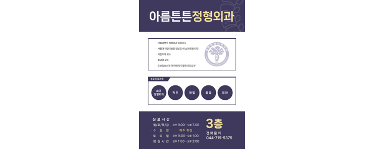 세종시 정형외과