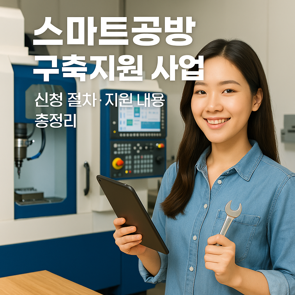 스마트공방 구축지원 사업｜신청 절차&middot;지원 내용 총정리