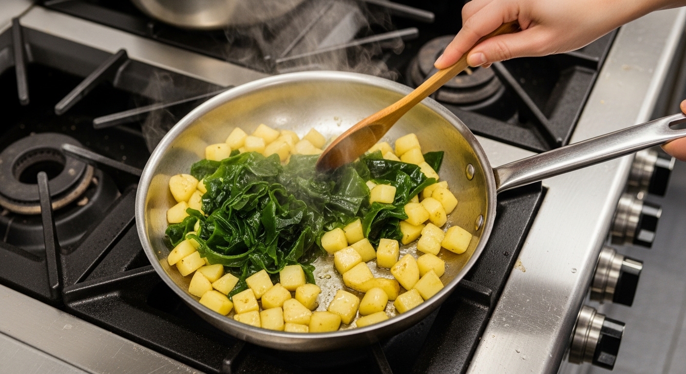 고기없이미역국맛있게끓이기감자