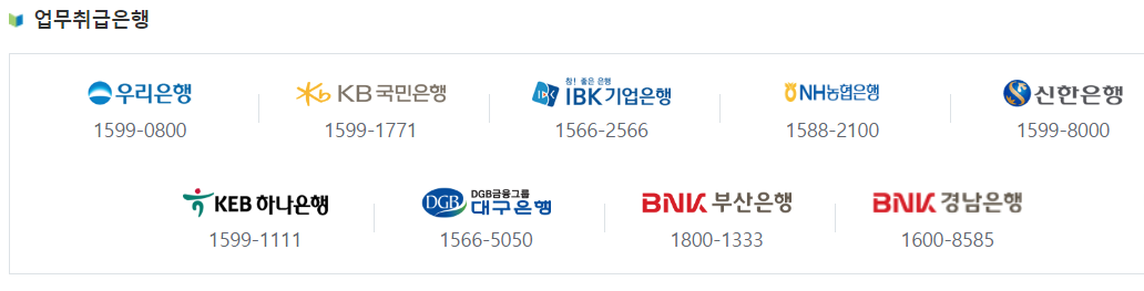 청년 주택드림 청약통장 업무취급은행