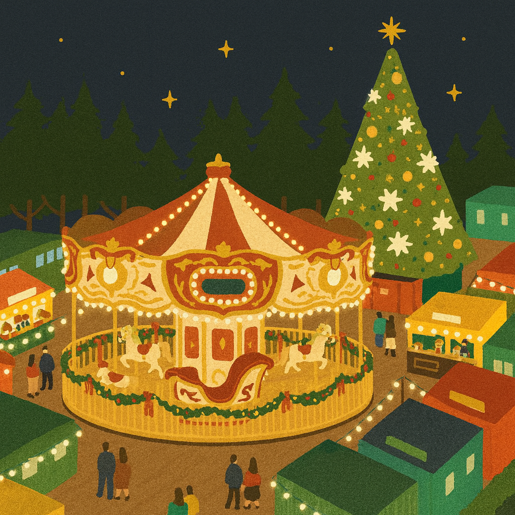 잠실 롯데타워 크리스마스 마켓