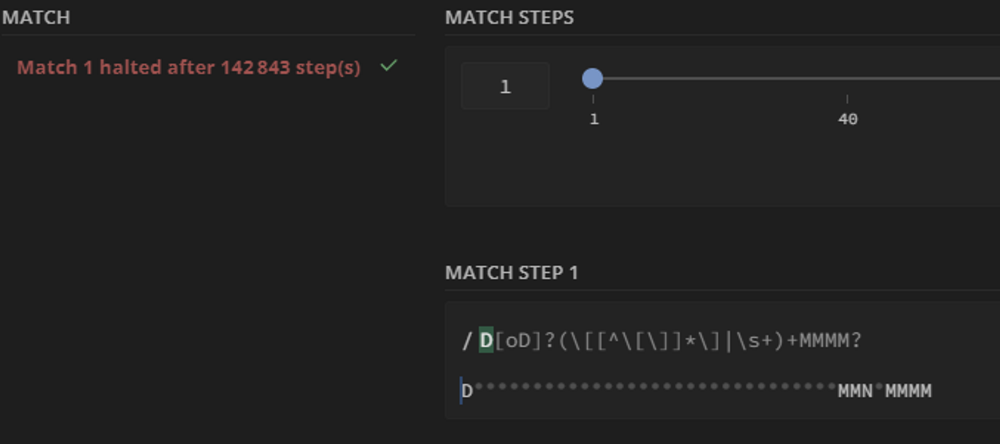 Catastrophic Backtracking 2