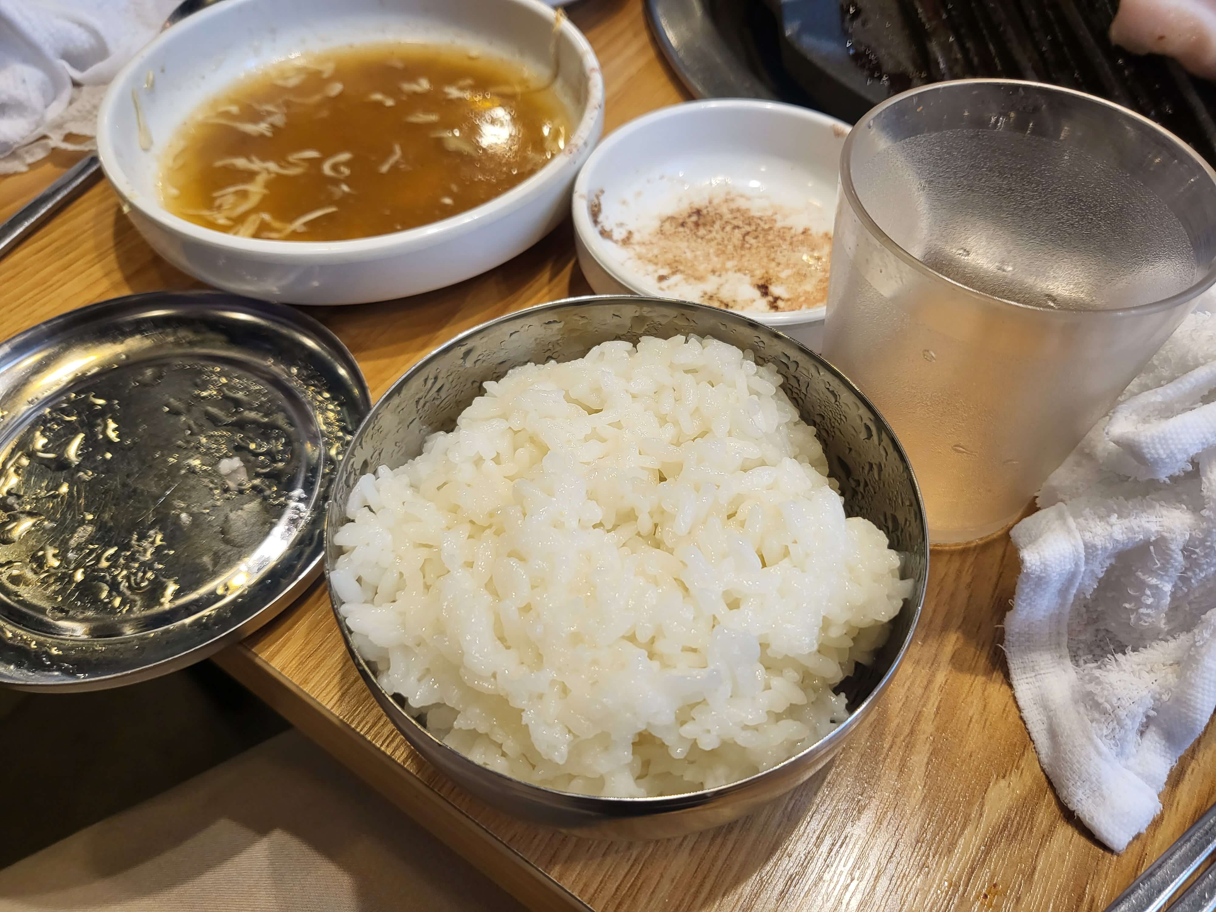 수원 권선구 명가일품화로구이 공기밥추가