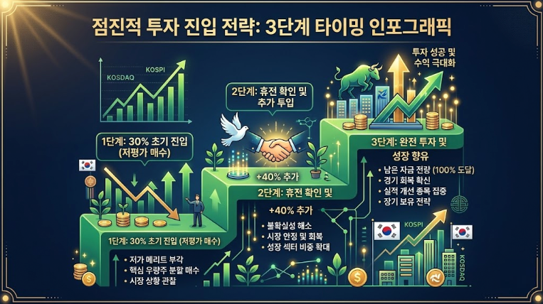 코스피 종전 기대감 매수 타이밍 판단 기준 분할 매수 전략 2026