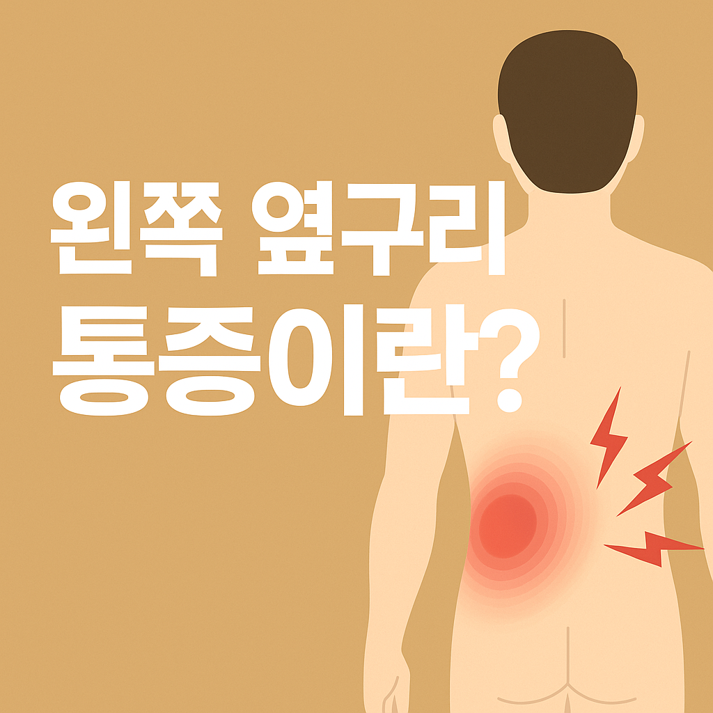 왼쪽 옆구리 통증이란